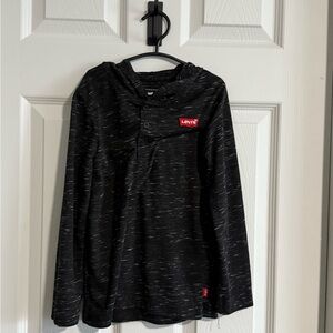 Levi's Black and White Kids Long Sleeve Shirt